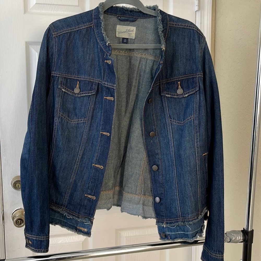 4 pocket New dark blue Jean Jacket